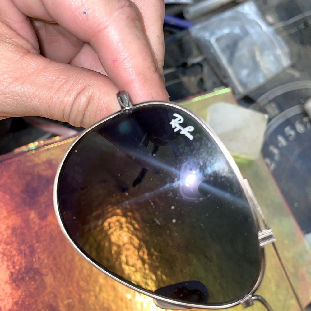 Ray ban titanium aviators